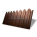 Профнастил фигурный С10В-1150-0,45 Print Elite с пленкой Choco Wood