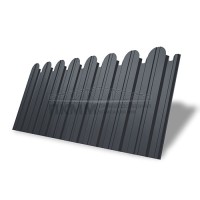 Профнастил фигурный С10А-1150-0,5 Satin Мatt RAL 7024 Профнастил фигурный С10А-1150-0,5 Satin Мatt RAL 7024