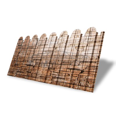 Профнастил фигурный С10А-1150-0,45 Print Elite с пленкой Fine Stone