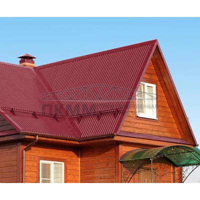 Профнастил C21-0.45-1000 RAL3003 Полиэстер Профнастил C21-0.45-1000 RAL3003 Полиэстер