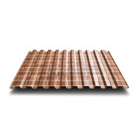 Профнастил C21-0.5-1000 Кирпич ECOSTEEL