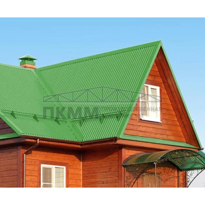 Профнастил C21-0.5-1000 RAL6018 Полиэстер Профнастил C21-0.5-1000 RAL6018 Полиэстер