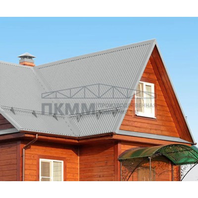 Профнастил C21-0.5-1000 RAL9006 Norman Профнастил C21-0.5-1000 RAL9006 Norman