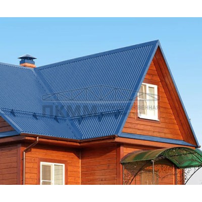 Профнастил C21-0.45-1000 RAL5005 Полиэстер Профнастил C21-0.45-1000 RAL5005 Полиэстер