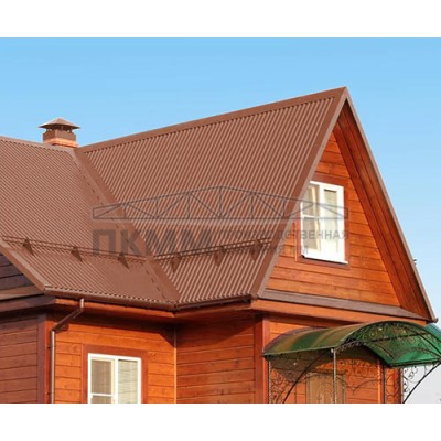 Профнастил C21-0.5-1000 RAL8004 Viking E
