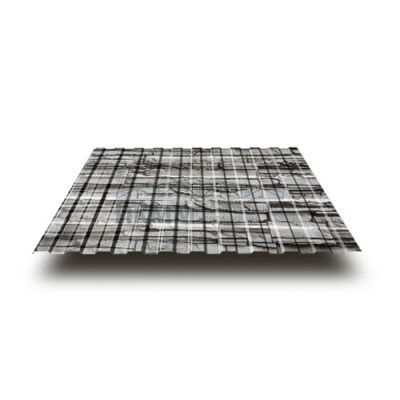 Профнастил С8-1150-0.5 Белый плитняк ECOSTEEL
