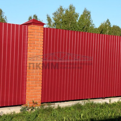 Профнастил С8-1150-0.5 RAL3020 Norman