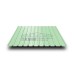 Профнастил С10-1160-0.5 RAL6019 Norman