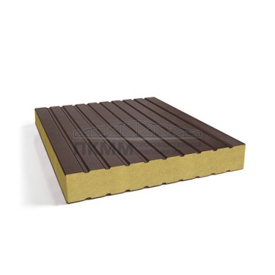 Сэндвич-панели без замков пенополиизоцианурат, ширина 1000 мм, толщина 200 мм, 0.5/0.5, RAL8017 Сэндвич-панели без замков пенополиизоцианурат, ширина 1000 мм, толщина 200 мм, 0.5/0.5, RAL8017
