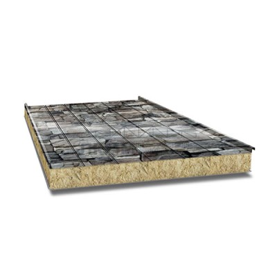 Сэндвич панели с толщиной 70 мм, под камень ECOSTEEL