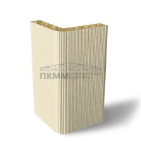 Угловые сэндвич-панели вертикальные минеральная вата, 0.5/0.5, ширина 1000 мм, толщина 60 мм, RAL1015 Угловые сэндвич-панели вертикальные минеральная вата, 0.5/0.5, ширина 1000 мм, толщина 60 мм, RAL1015