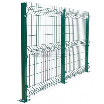 Сетка сварная 3D ППК RAL 6005, 1,53x2,5 м/50x200x4 мм, 3Р