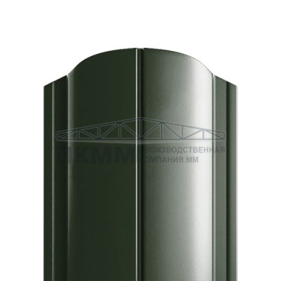 Штакетник Круглый фигурный 19х126-0.5 Viking E RAL6007 Штакетник Круглый фигурный 19х126-0.5 Viking E RAL6007