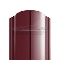 Штакетник Круглый фигурный 19х126-0.45 Viking RAL3005 Штакетник Круглый фигурный 19х126-0.45 Viking RAL3005