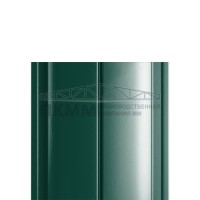 Штакетник Круглый с прямым резом 19х126-0.45 Viking RAL6005