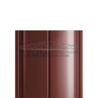 Штакетник Круглый с прямым резом 19х126-0.45 Полиэстер RAL3009 Штакетник Круглый с прямым резом 19х126-0.45 Полиэстер RAL3009