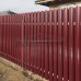 Штакетник Круглый фигурный 19х126-0.45 Полиэстер RAL3011