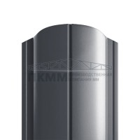 Штакетник Круглый фигурный 19х126-0.5 PURMAN RAL7024