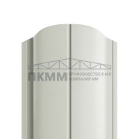 Штакетник Круглый фигурный 19х126-0.5 Norman RAL9003 Штакетник Круглый фигурный 19х126-0.5 Norman RAL9003