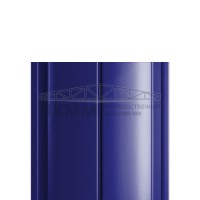 Штакетник Круглый с прямым резом 19х126-0.45 Полиэстер RAL5002 Штакетник Круглый с прямым резом 19х126-0.45 Полиэстер RAL5002