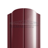 Штакетник Круглый фигурный 19х126-0.5 Viking E RAL3005 Штакетник Круглый фигурный 19х126-0.5 Viking E RAL3005