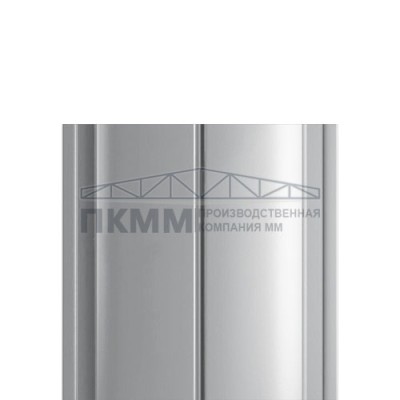 Штакетник Круглый с прямым резом 19х126-0.5 Norman RAL7004