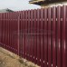 Штакетник Круглый с прямым резом 19х126-0.5 PURMAN RAL3005 Штакетник Круглый с прямым резом 19х126-0.5 PURMAN RAL3005