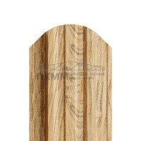 Штакетник П-образный фигурный 16,5х118-0.5 ECOSTEEL _MA Сосна Штакетник П-образный фигурный 16,5х118-0.5 ECOSTEEL _MA Сосна