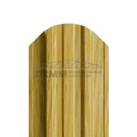 Штакетник П-образный фигурный 16,5х118-0.5 ECOSTEEL _T ЗолотойДуб Штакетник П-образный фигурный 16,5х118-0.5 ECOSTEEL _T ЗолотойДуб