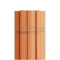 Штакетник П-образный с прямым резом 16,5х99-0.5 AGNETA Copper/Copper