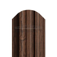 Штакетник П-образный фигурный 16,5х118-0.5 ECOSTEEL МореныйДуб Штакетник П-образный фигурный 16,5х118-0.5 ECOSTEEL МореныйДуб