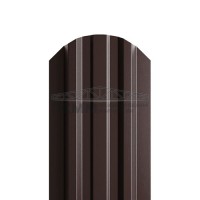 Штакетник П-образный фигурный 16,5х99-0.5 Viking E RAL8017
