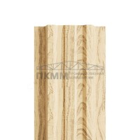 Штакетник П-образный с прямым резом 16,5х99-0.5 ECOSTEEL Сосна