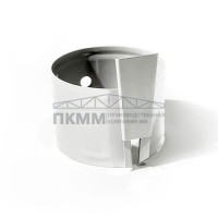 Держатель трубы D150-1.0 Полиэстер RAL9003 (саморез) Держатель трубы D150-1.0 Полиэстер RAL9003 (саморез)