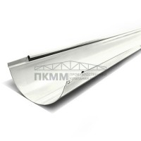 Желоб водосточный D125х3000-0.5 GS Высокопрочный полиэстер двусторонний RAL9010