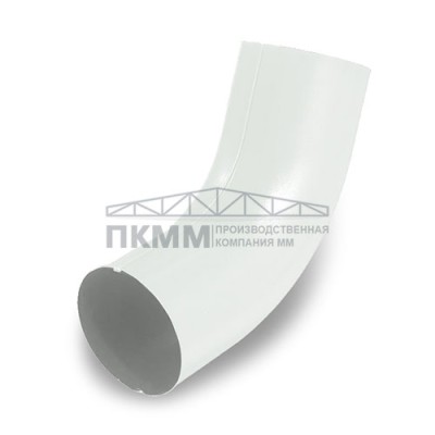 Колено сливное D150-0.5 Полиэстер RAL9003