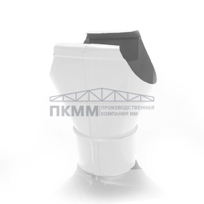 Воронка выпускная D185х150-0.5 Полиэстер RAL9003