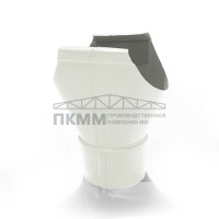Воронка выпускная D125/90-0.6 GS Высокопрочный полиэстер двусторонний RAL9010