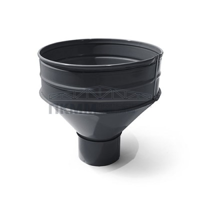 Воронка водосборная D100/300-0.5 Пластизол двухсторонний RAL7024