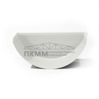 Заглушка желоба D125-0.6 GS Высокопрочный полиэстер двусторонний RAL9010 Заглушка желоба D125-0.6 GS Высокопрочный полиэстер двусторонний RAL9010