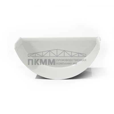 Заглушка желоба D125-0.6 GS Высокопрочный полиэстер двусторонний RAL9010