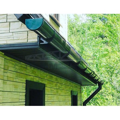 Труба ПВХ 90х90х3000 RAL 6005 зелёный