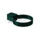 Хомут трубы Kliker ПВХ Premium RAL 6005 зелёный инд.упак.