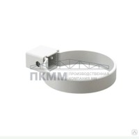 Хомут трубы Kliker ПВХ Premium RAL 9003 белый инд.упак.