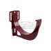 Кронштейн желоба slider ПВХ 120х60 RAL 3005 бордо