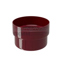Муфта трубы соединительная ПВХ RAL 3005 бордо Муфта трубы соединительная ПВХ RAL 3005 бордо