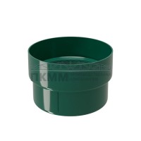 Муфта трубы соединительная ПВХ RAL 6005 зелёный