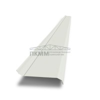 Ламель забор жалюзи S 58х120-0,5 Полиэстер двухсторонний RAL9003