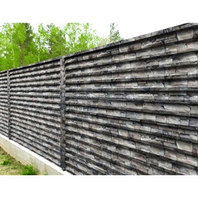 Ламель забор жалюзи S 58х146-0,45 ECOSTEEL Белый Камень