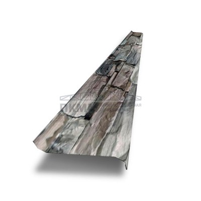 Ламель забор жалюзи S 58х151-0,5 ECOSTEEL Белый Камень